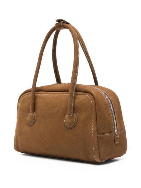 Marge Sherwood logo-embossed calfskin tote bag - Brown - zdjęcie produktu nr 2