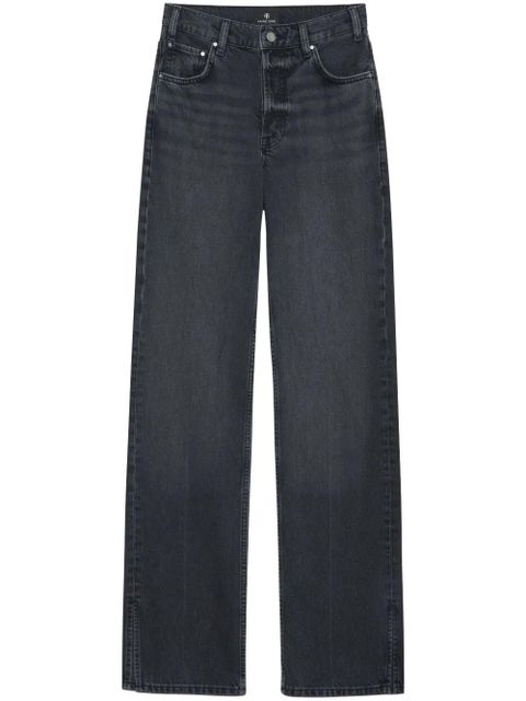 ANINE BING Roy Jean mid-rise boyfriend jeans - Black - zdjęcie produktu nr 1