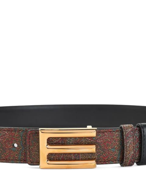 ETRO logo-buckle belt - Brown