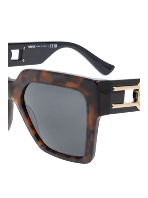 Versace Eyewear square-frame sunglasses - Brown