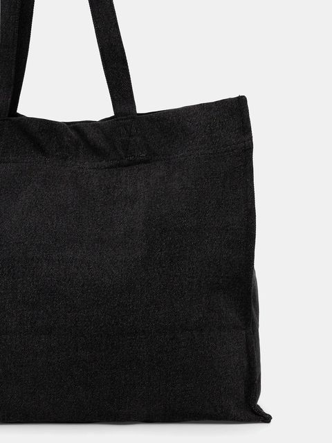 Karl Lagerfeld Jeans torba jeansowa kolor czarny B1W50045 - zdjęcie produktu nr 2