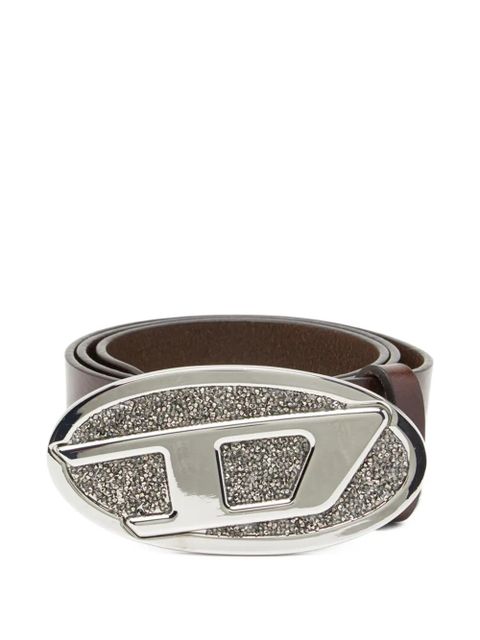 Diesel B-1DR oval-buckle belt - Brown - zdjęcie produktu nr 1