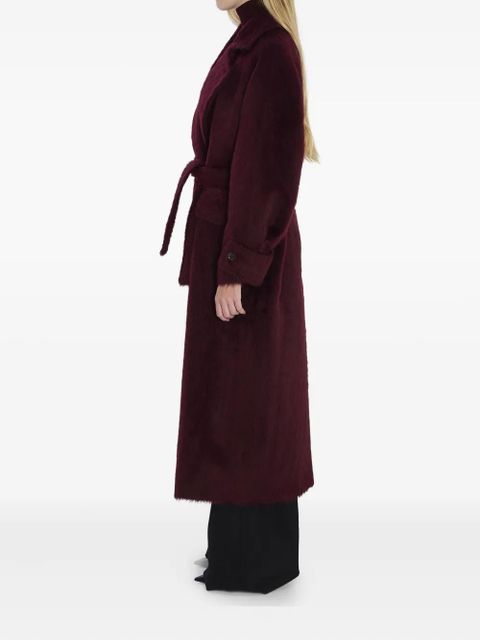 Max Mara belted coat - Red