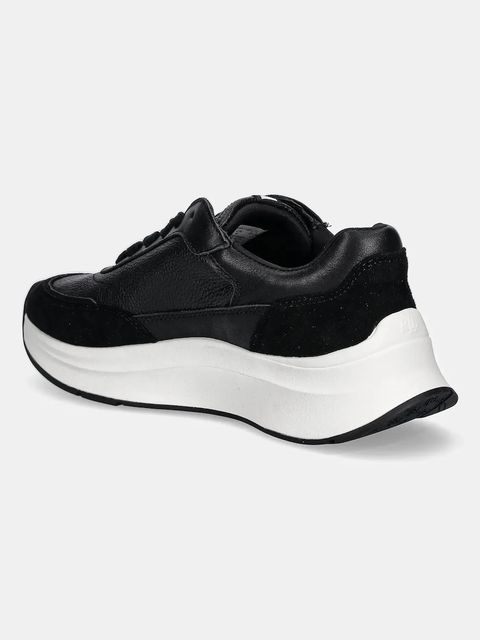 Lauren Ralph Lauren sneakersy skórzane Franky damskie kolor czarny 802974376002