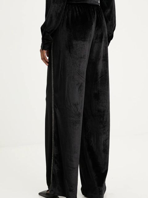 Answear.LAB spodnie damskie kolor czarny szerokie high waist