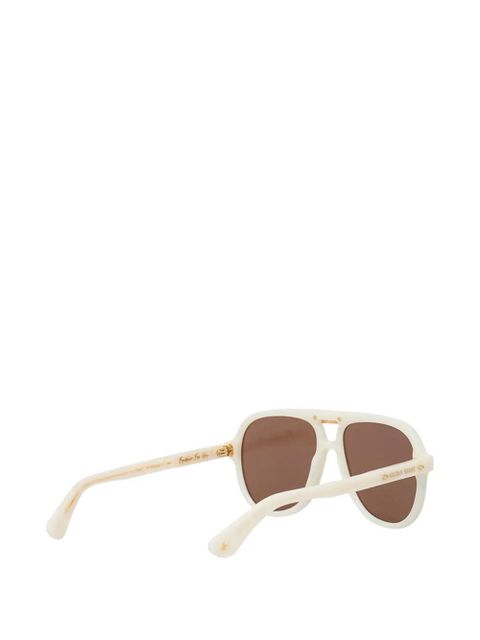 Golden Goose Charlie pilot-frame sunglasses - White - zdjęcie produktu nr 2