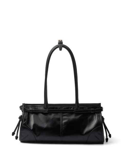 Prada Bonnie medium leather handbag - Black