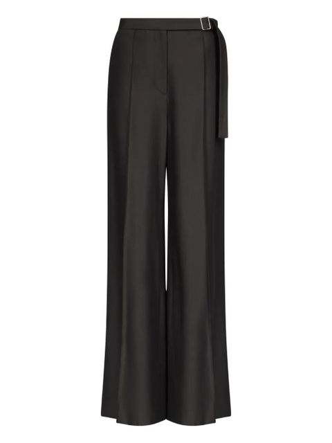 LouLou de Saison pleated buckle-fastening trousers - Black - zdjęcie produktu nr 1