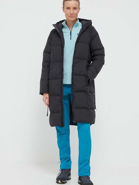 Jack Wolfskin kurtka puchowa Frozen Lake damska kolor czarny zimowa 1206132