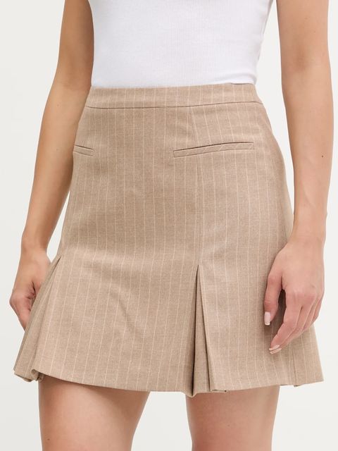 HUGO spódnica kolor brązowy mini ołówkowa 50542569 - zdjęcie produktu nr 1