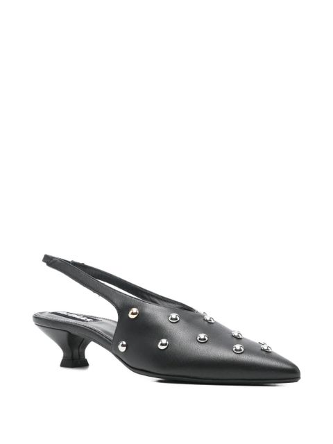ALOHAS 40mm Eros studded slingback pumps - Black - zdjęcie produktu nr 2