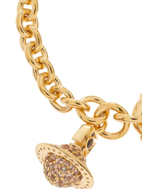 Vivienne Westwood Circe charm-chain bracelet - Gold
