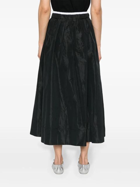 Maje contrast-waistband midi skirt - Black - zdjęcie produktu nr 2