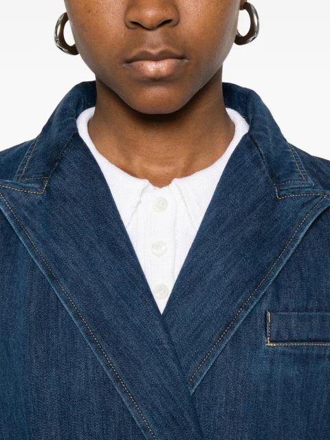 Lauren Ralph Lauren double-breasted denim jacket - Blue