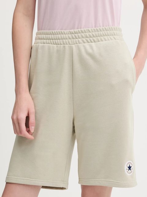 Converse szorty kolor beżowy gładkie 10026979-A10 - zdjęcie produktu nr 1