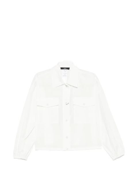 Weekend Max Mara flap-pocket button-up jacket - White - zdjęcie produktu nr 1