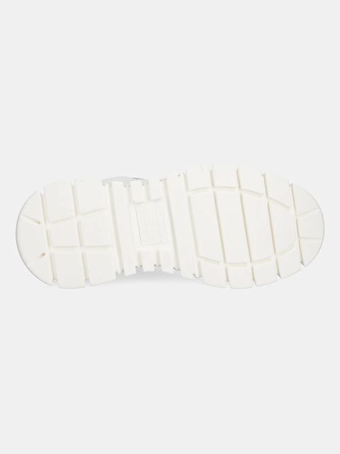 Tommy Jeans sneakersy skórzane TJW VULC FLATFORM LEATHER damskie kolor biały EN0EN03008