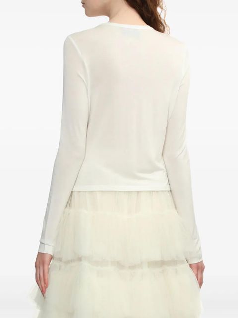 Simone Rocha bow-detail top - White - zdjęcie produktu nr 2