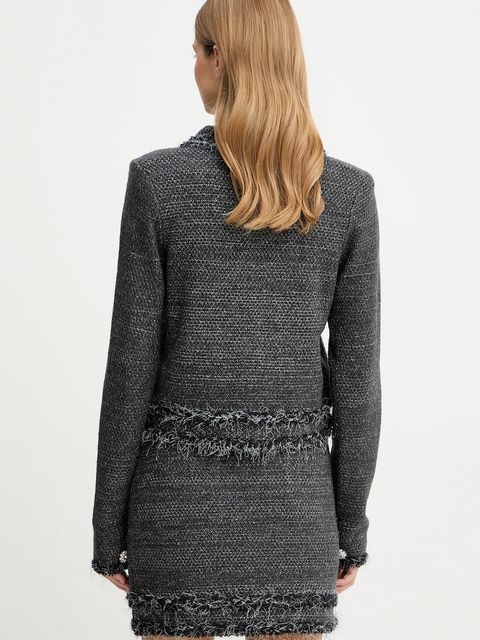 Blugirl Blumarine kardigan damski kolor czarny ciepły RF5152.MA950