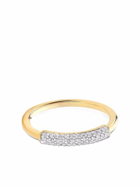 Monica Vinader Fiji bar stacking ring - Gold - zdjęcie produktu nr 1