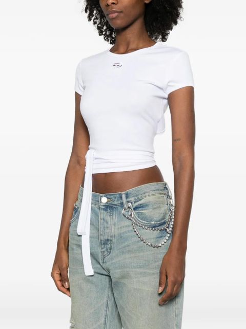 Diesel T-Bunny-Tail tie-waist T-shirt - White