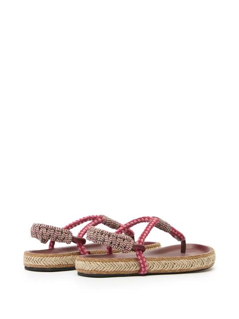 ISABEL MARANT Gypos braided sandals - Pink - zdjęcie produktu nr 2