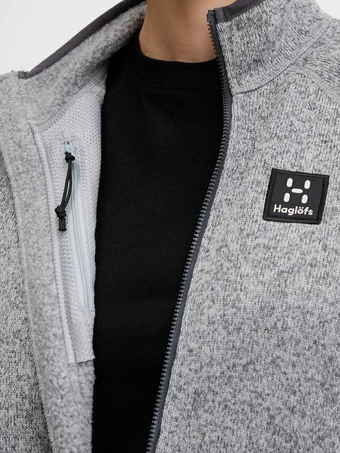 Haglöfs bluza outdoorowa Risberg damska kolor szary gładka 607384