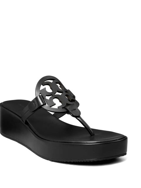 Tory Burch Miller wedge slides - Black