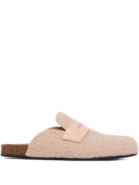 JW Anderson Felt mules - Neutrals - zdjęcie produktu nr 1