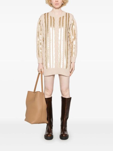 Max Mara Mambo mini dress - Neutrals