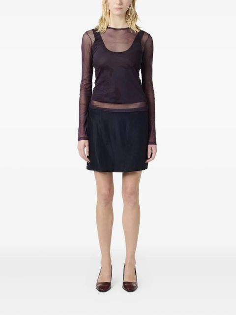 OUR LEGACY print long-sleeve top - Purple