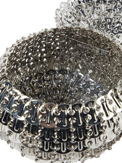 Rabanne rhinestone-embellished sphere shoulder bag - Silver - zdjęcie produktu nr 2