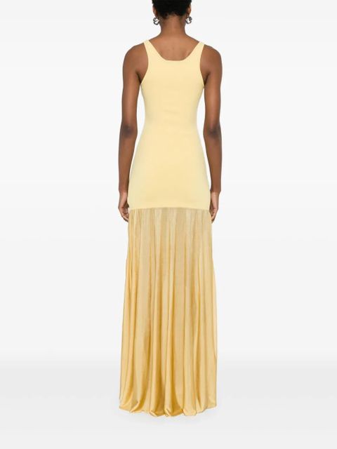 TOTEME panelled maxi dress - Yellow
