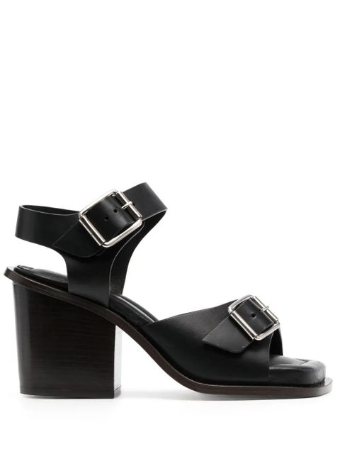 LEMAIRE 80mm leather sandals - Black - zdjęcie produktu nr 1