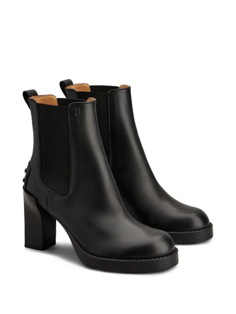 Tod's 80mm leather Chelsea boots - Black - zdjęcie produktu nr 2