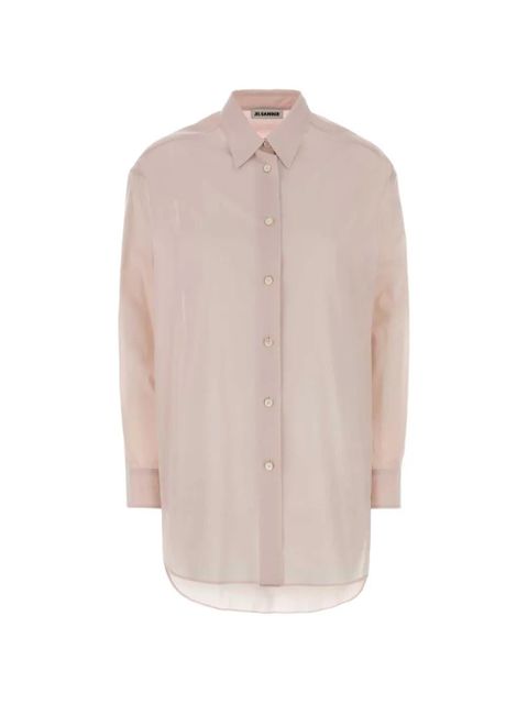 Jil Sander muslin button-up shirt - Pink - zdjęcie produktu nr 1