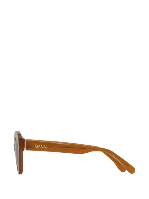 GANNI butterfly-frame sunglasses - Brown - zdjęcie produktu nr 2