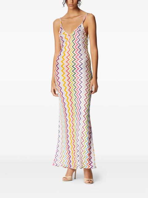 Missoni zigzag-pattern dress - White - zdjęcie produktu nr 2