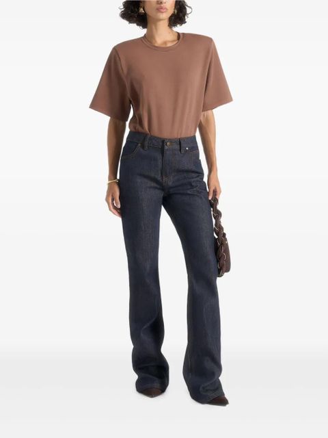 Manière De Voir Abbie contrast stitching jeans - Blue - zdjęcie produktu nr 2