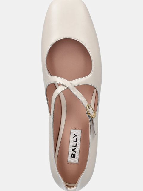 Bally baleriny skórzane