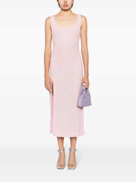 STAUD Le Sable midi dress - Pink - zdjęcie produktu nr 2