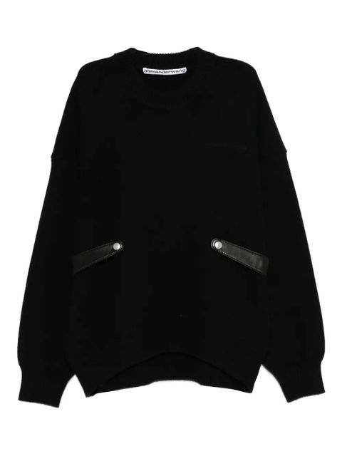 Alexander Wang pocket sweater - Black - zdjęcie produktu nr 1