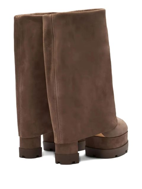 Casadei 120mm Nancy boots - Brown