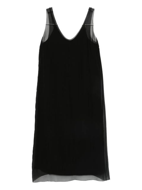 TOTEME slip mini dress - Black
