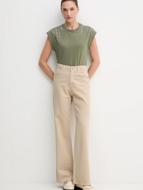 Pepe Jeans t-shirt kolor zielony PL5000024