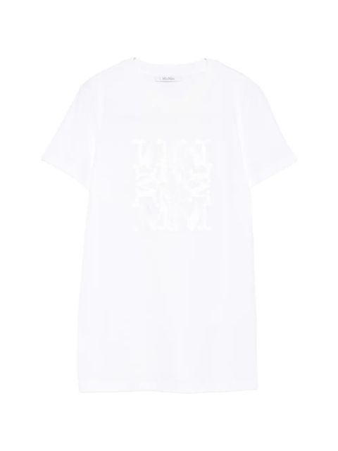 Max Mara logo-detail short-sleeve T-shirt - White - zdjęcie produktu nr 1