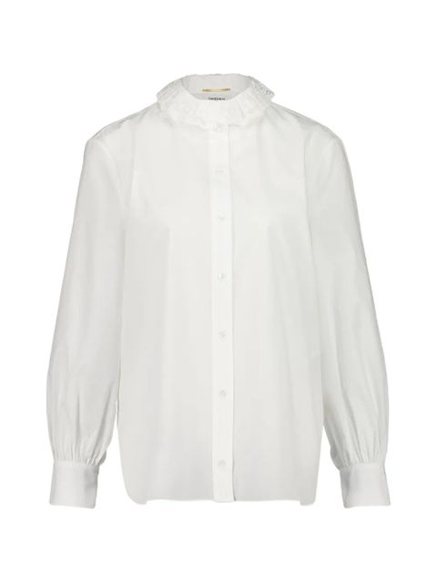 Saint Laurent lace-collar shirt - White - zdjęcie produktu nr 1