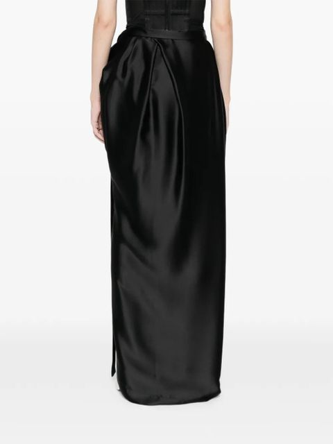 Vivienne Westwood Kendall tie wrap maxi skirt - Black