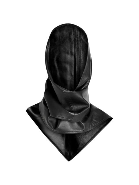 Nour Hammour leather balaclava - Black - zdjęcie produktu nr 1