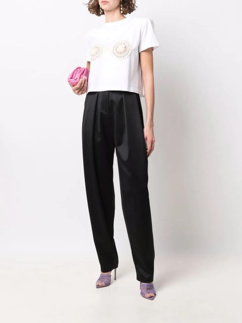 Magda Butrym high-waisted oversize tapered trousers - Black - zdjęcie produktu nr 2